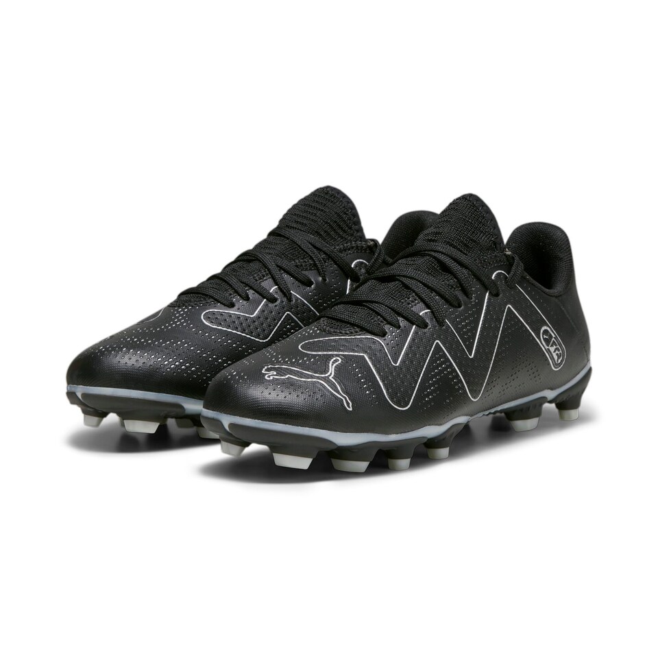 image 1 of Puma Future Play FG/AG Jr Football Boots Black/Silver J11