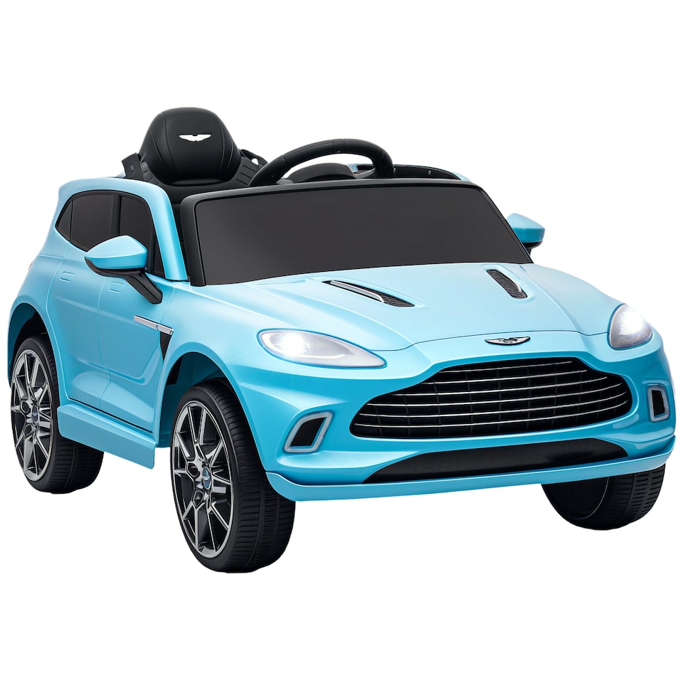 image 1 of AIYAPLAY Aston Martin DBX Licensed 12V Kids Electric Car w/ Remote, Blue