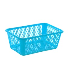 Leecroft 30cm Handy Basket Blue 30 x 20 x 10cm - One Colour - One Size