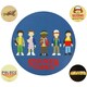 image 1 of Stranger Things Stickers - Multi-colour - One Size