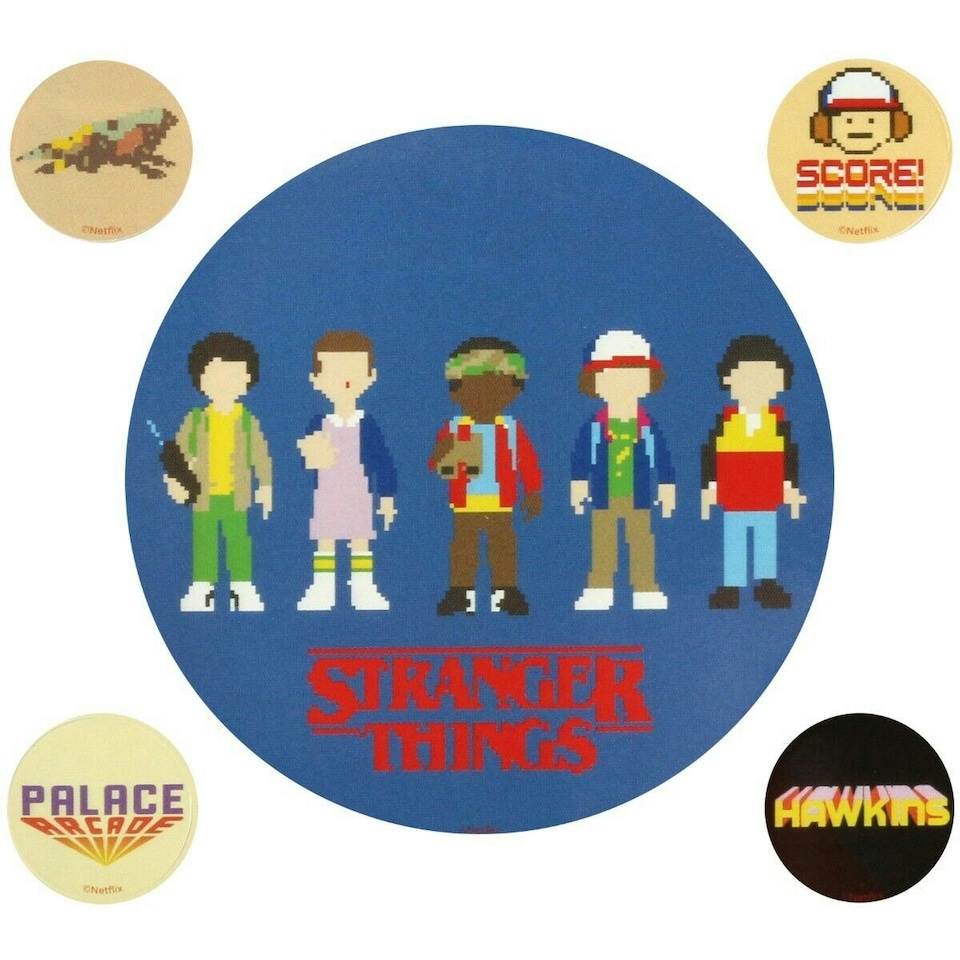 image 1 of Stranger Things Stickers - Multi-colour - One Size