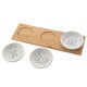 image 3 of Hestia Set Of 3 Snack Bowls On A Wooden Tray