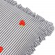 image 5 of Furn Les Fruites Striped Ruffle Cushion