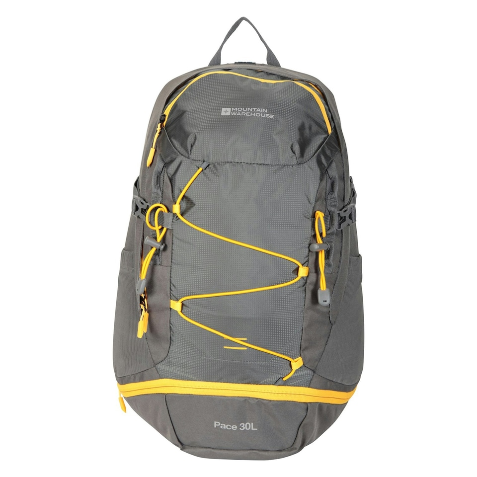 Mountain Warehouse Pace 30L Backpack - Grey/Orange - One Size