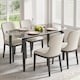 image 2 of HOMCOM Dining Table for 4, Kitchen Table with Sintered Stone Tabletop