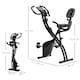 image 5 of HOMCOM 2-In-1 Folding Exercise Bike with 8-Level Magnetic Resistance Black