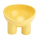 image 1 of Living and Home Pet Feeder Bowl with Non-Slip Base | Yellow