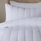 image 2 of Serene Crinkle Wave Duvet Cover Set White