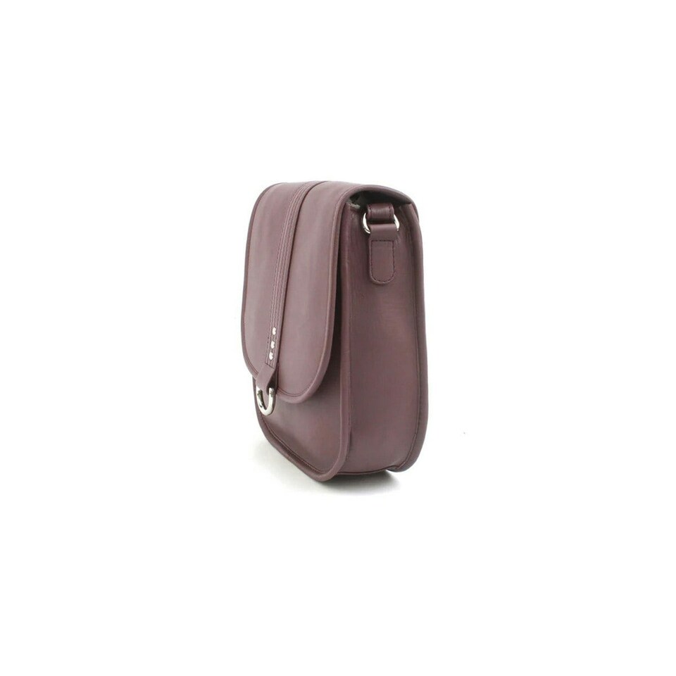 image 1 of Eastern Counties Leather Womens/Ladies Melody Leather Handbag - Grape - One Size | Green