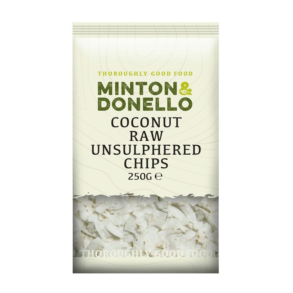 image 1 of Minton & Donello Raw Unsulphured Coconut Chips 6 x 250g | Multi