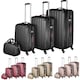 image 9 of Suitcase Set Pucci - 3 suitcases, beauty case, robust, hard-shell ABS plastic | Black | black | 1