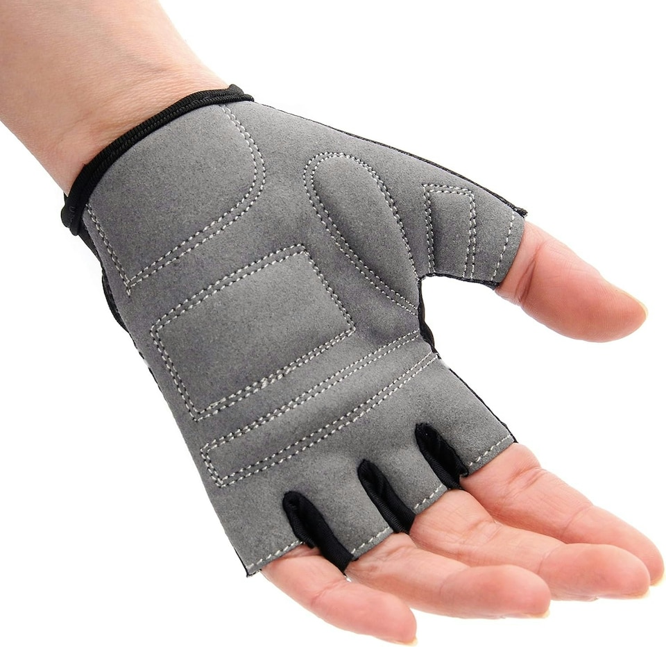 image 1 of Meteor Kids Bike Gloves – Breathable, Non-Slip, Padded for Comfort & Safety | Black | Racing Black | S