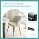 image 8 of SONARA Modern Set of 2 Chunky Weave Fabric Ergonomic Dining Chairs with Arms | White