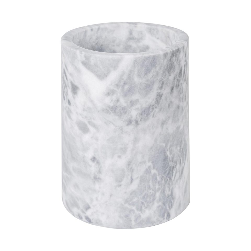 image 1 of Argon Tableware Marble Wine Bottle Cooler - 13cm - Grey | Grey | Grey