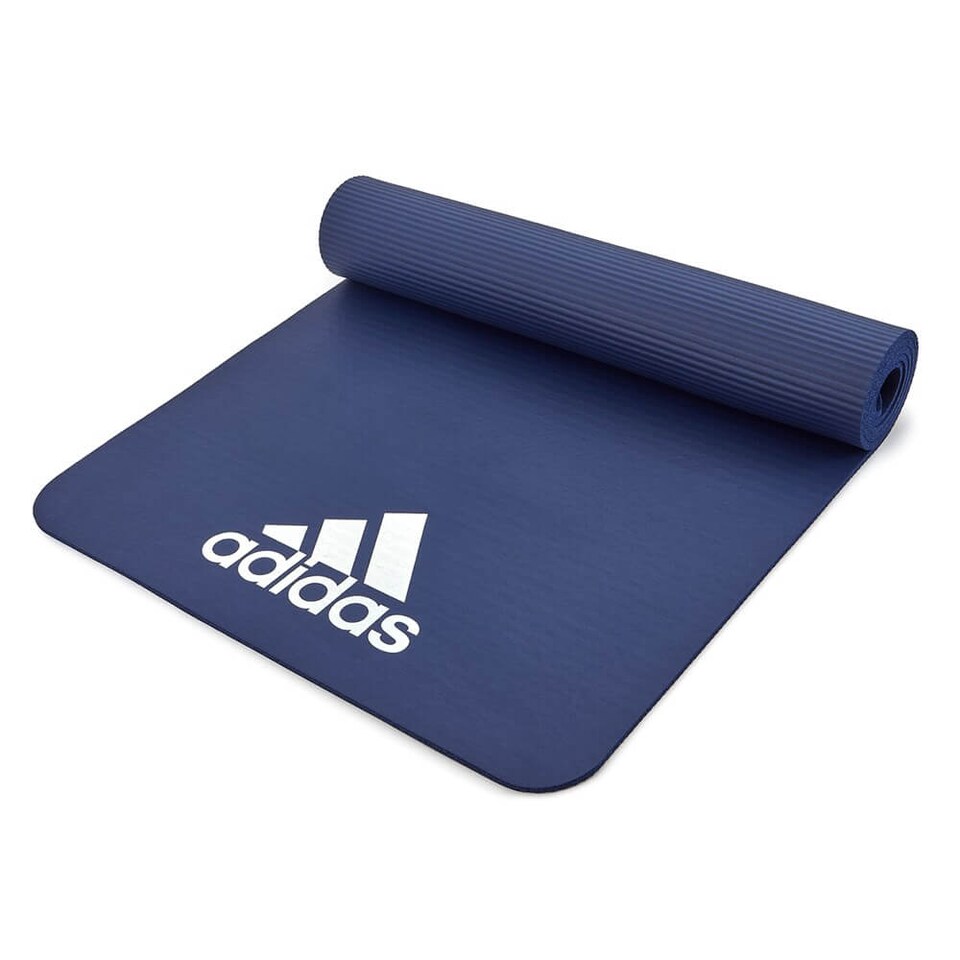 image 1 of Adidas 7mm Fitness Mat, Red, 173 x 61 cm, Ridged Non-Slip Base | Red | Red | One Size