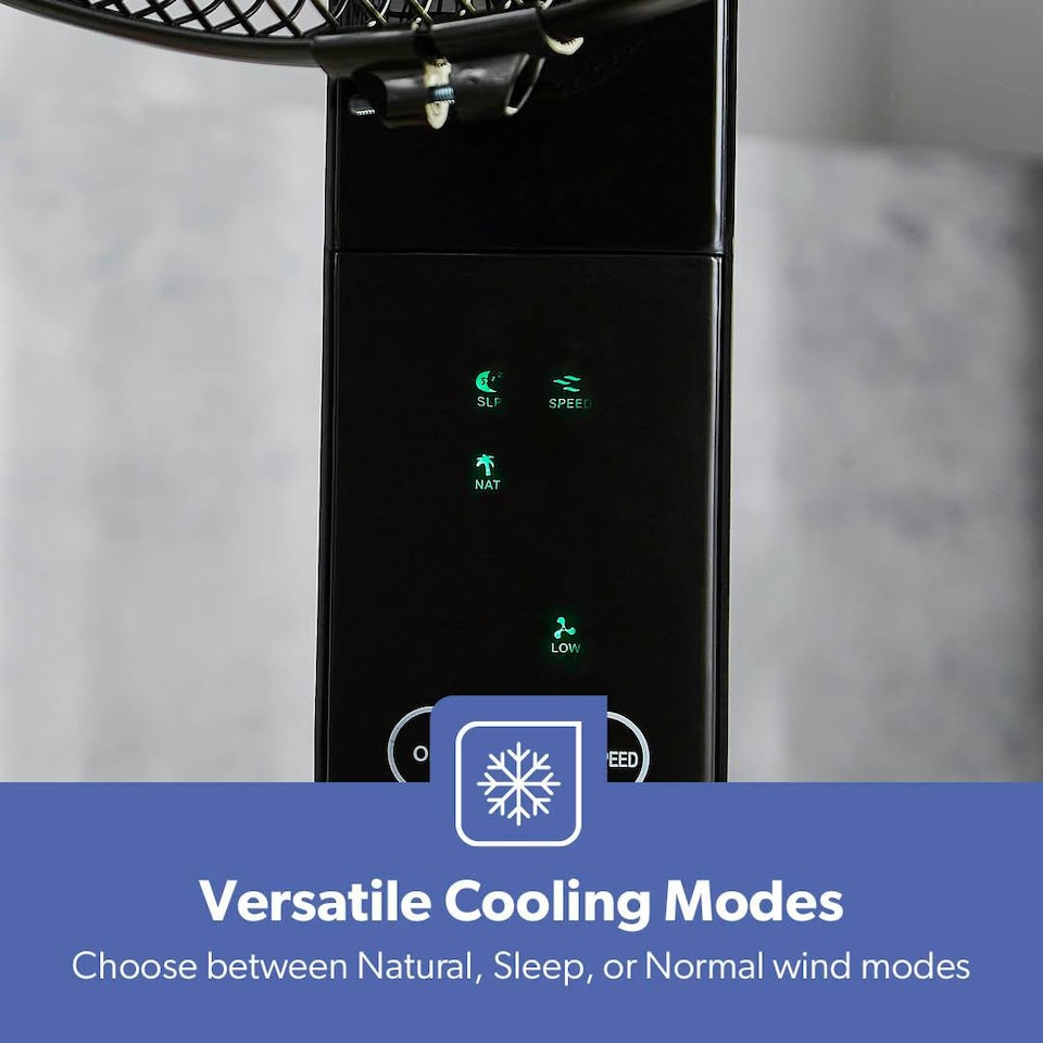 image 1 of GEEPAS 16 inch Pedestal Fan with Remote Control 60W