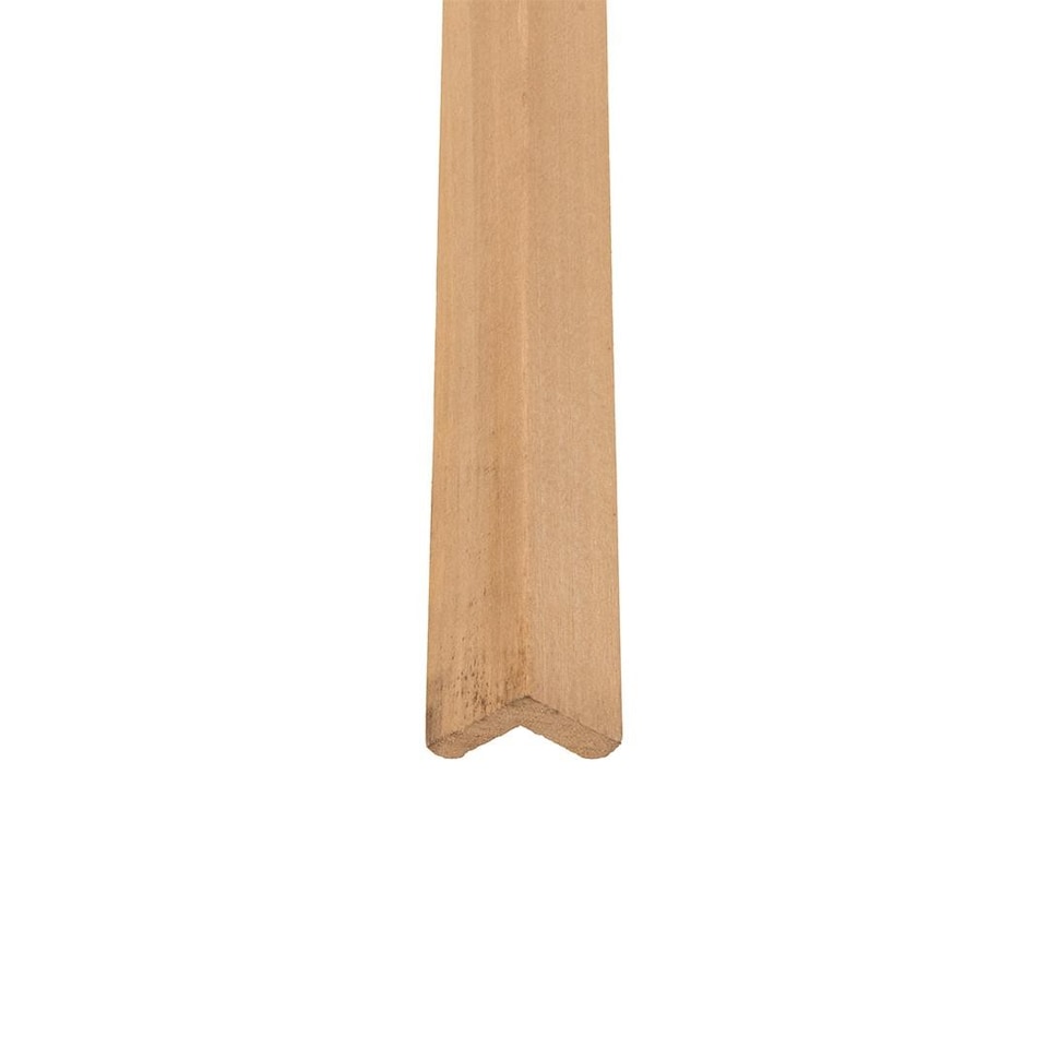 image 1 of Snowdon Timber Light Hardwood Square Corner Moulding (T) 18mm (W) 18mm (L) 2.4m