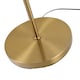 image 9 of HOMCOM 2 Lights Tree Floor Lamp for Living Room with Globe Lampshade, Standing Lamp for Bedroom, Bulb not Included, Gold Tone