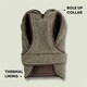 image 3 of HugglePets Legacy Herringbone Dog Coat | Multi | S