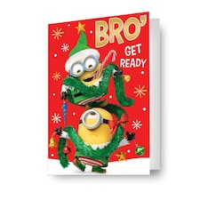 Despicable Me Brother Christmas Card