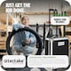 image 10 of Tool Box - 1200 piece tool set, clear arrangement on 4 levels, with wheels Black