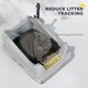 image 6 of PawHut Stainless Steel Cat Litter Box with High Sides Grey | M