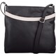 image 1 of Smart Genuine Leather Cross Body / Shoulder Bag Multi Black | Black/White