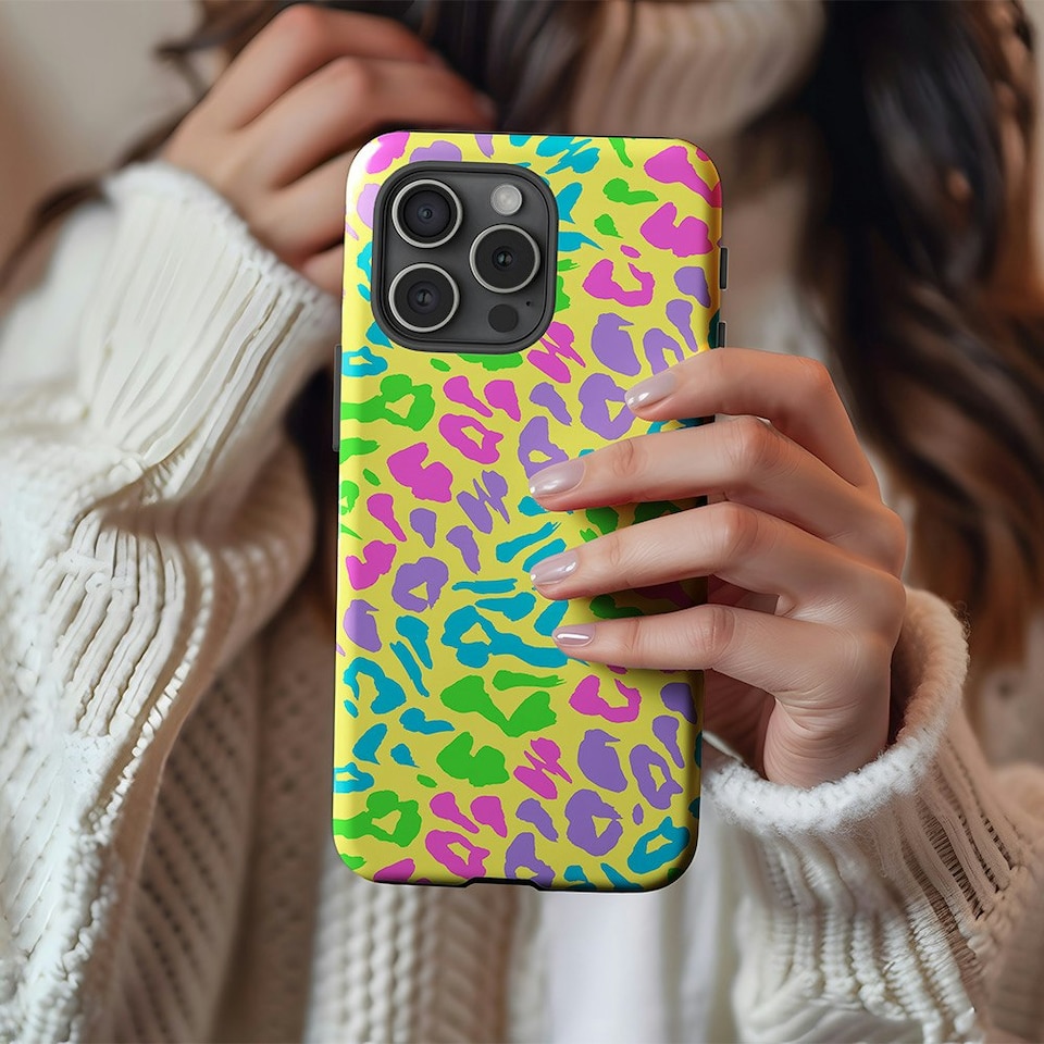image 1 of Jazzy Leopard Phone Case | Multi | Galaxy S22 Plus
Tough | Galaxy S22 Plus
Tough