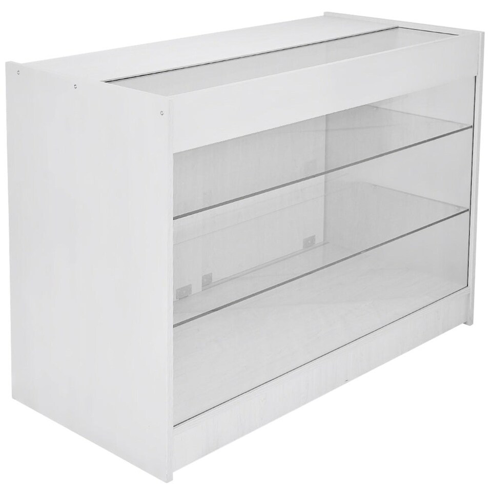 image 1 of Capricorn Brilliant White Shop Counter & Retail Display Set White