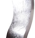 image 3 of Double-Sided Curved Stainless Steel Water Wall with Stainless Steel Reservoir Indoor Outdoor H130cm