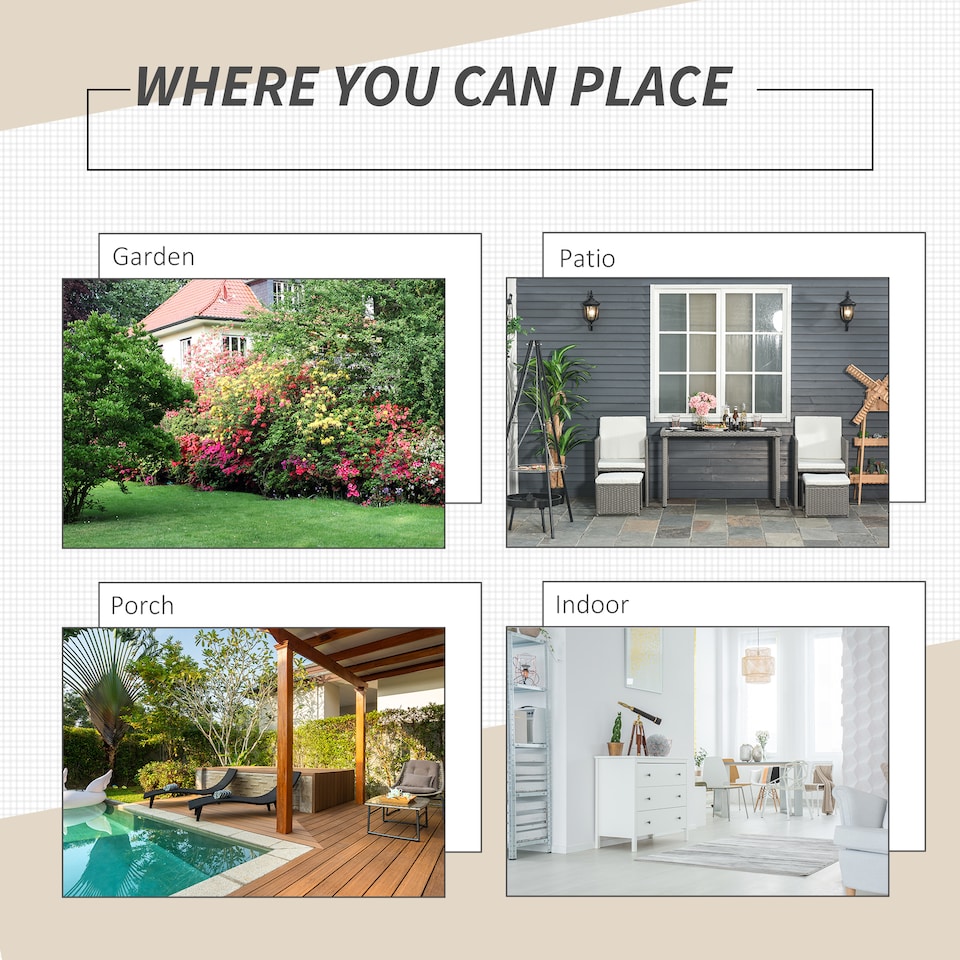 image 1 of Outsunny 2 Seater Rattan Cube Garden Furniture Set, Rattan Dining Set with Cushions, Outdoor Dining Table and Chairs with 2 Armchairs, 2 Stools, Rectangular Glass Top Table for Patio, Balcony, Grey