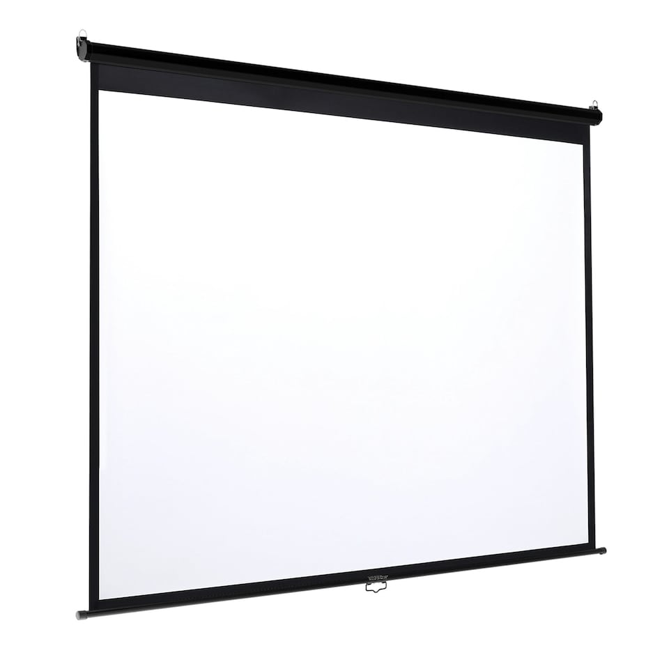 image 1 of Living and Home Manual Pull-Down Projector Screen  - 238cm W x 177cm H