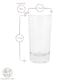 image 3 of Rink Drink Shot Glasses - 35ml - Clear - Pack of 6