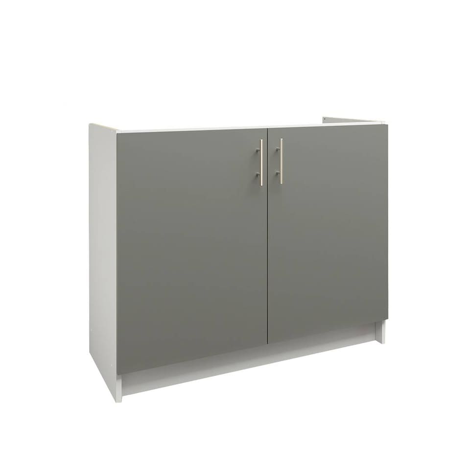 image 1 of JD Greta Kitchen Base Sink Unit 1000mm Cabinet With Doors 100cm - Grey Matt