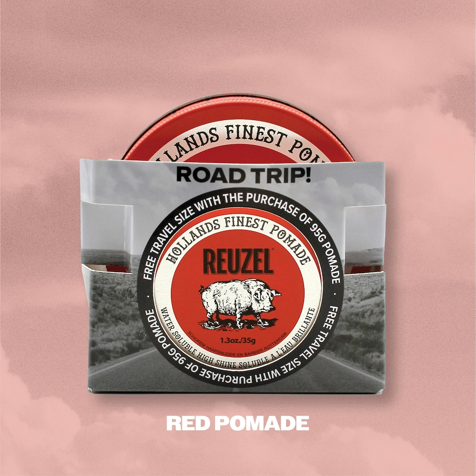 image 1 of Reuzel Road Trip - Red Pomade 95g and 35g GIFT SET