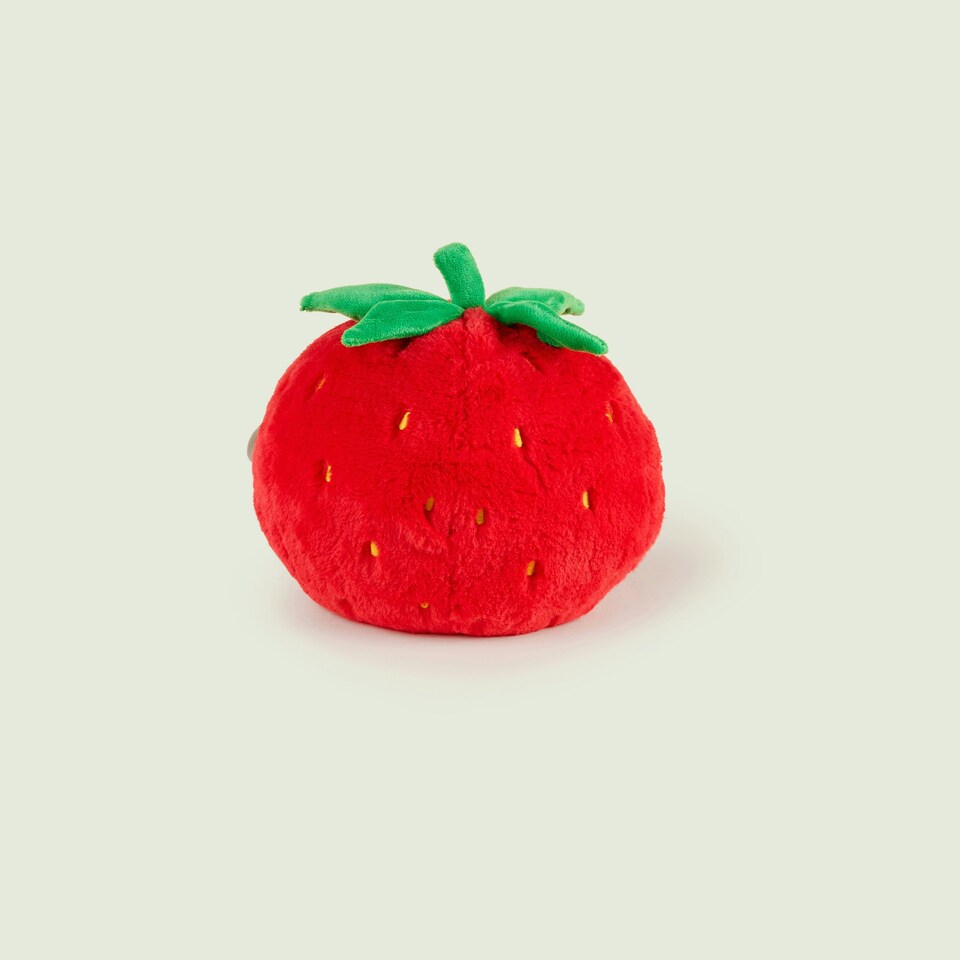 image 1 of Warmies Strawberry Plush Microwaveable Weighted Cuddly Toy