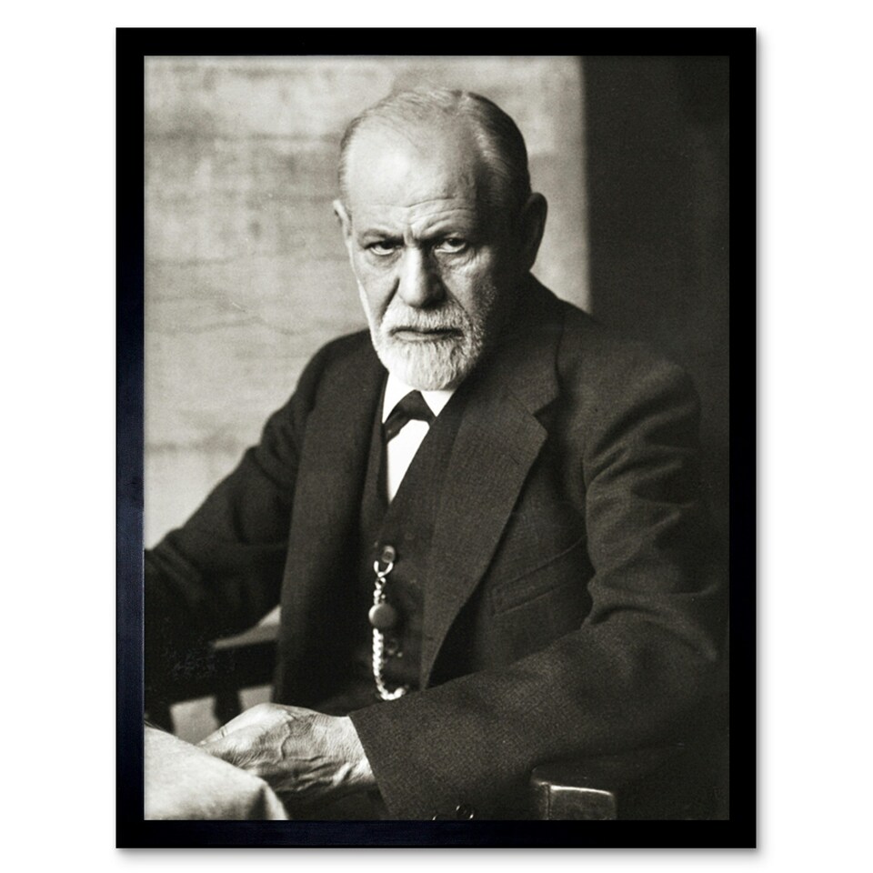 image 1 of Psychoanalyst Neurologist Sigmund Freud Photo 12x16" Framed Wall Art Print