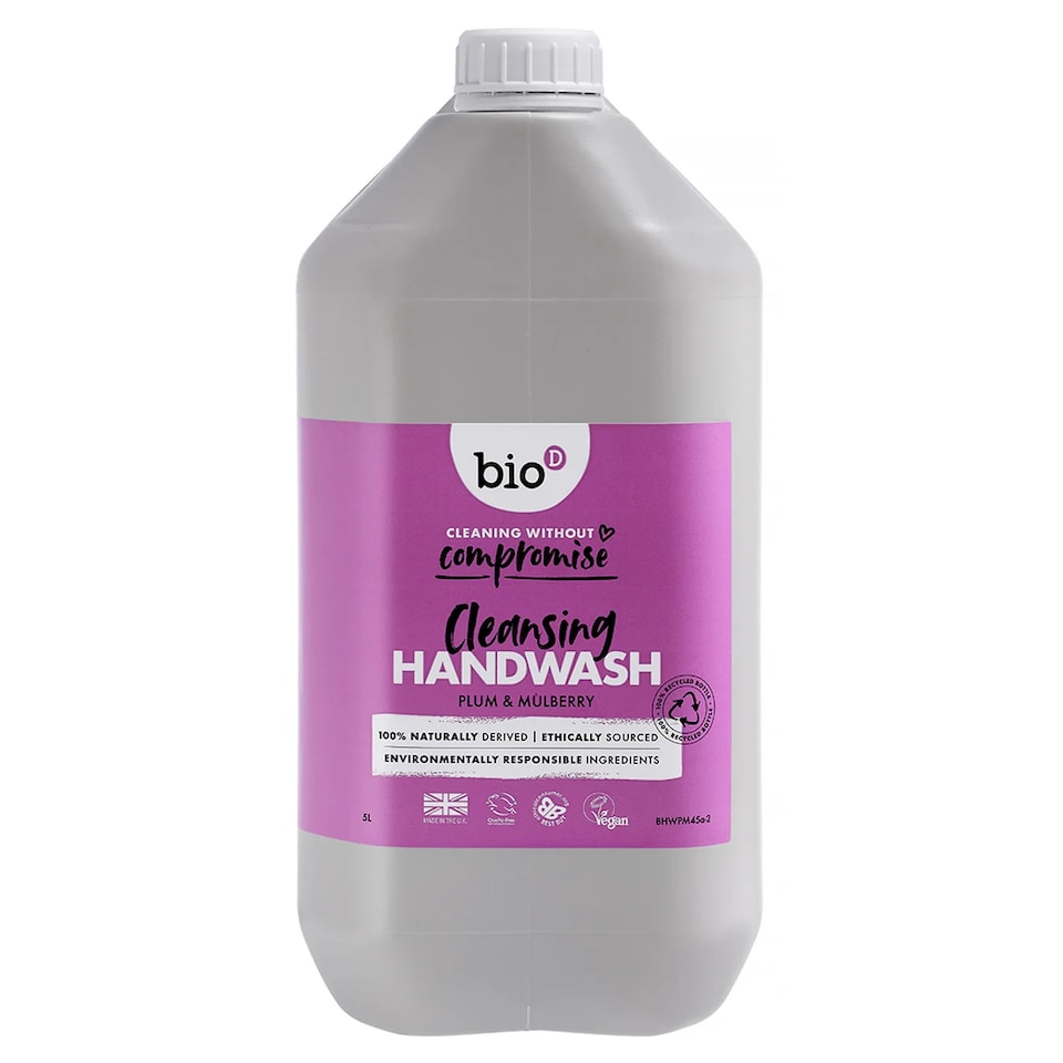 Plum & Mulberry Cleansing Hand Wash 5L (Bio-D)