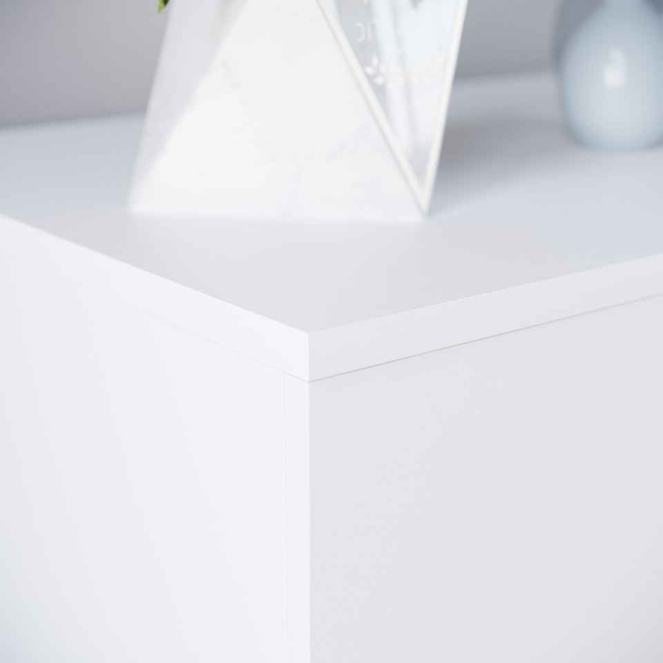 image 1 of Vida Designs Riano 6 Drawer Chest of Drawers Bedroom Storage, White