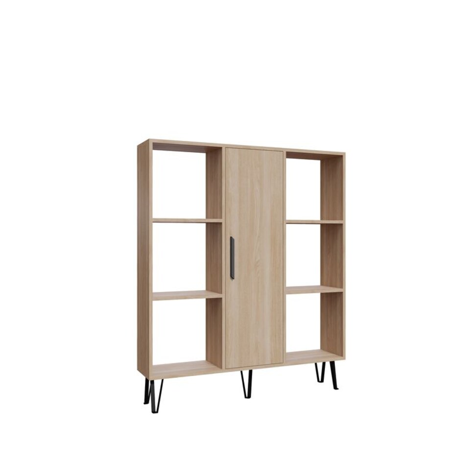 image 1 of Decorotika Peoria 6 Shelves and a Cabinet Bookcase