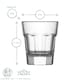 image 3 of LAV Aras Shot Glasses - 45ml - Clear - Pack of 6 Clear