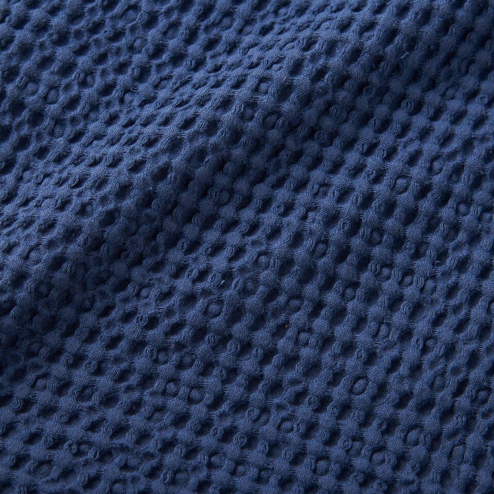 image 1 of Pineapple Elephant Jaipur Chunky Waffle Cotton Blanket Throw