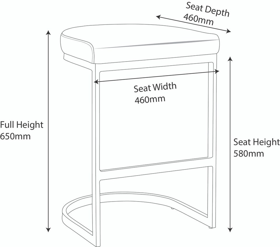 image 1 of Trevi Velvet Kitchen Bar Stools, Chrome Cantilever Frame, Breakfast & Home Bar Stool - Mustard Yellow