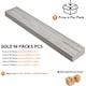 image 2 of NOVECRAFTO Self Adhesive Floor Planks | 5.9x35.9in (91.4x15.2cm) Each | Peel & Stick Vinyl Flooring | Grey Oak Wood Effect | Waterproof DIY Tiles Grey | 5 sqm