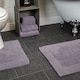 image 3 of Heavyweight Reversible Pedestal Toilet Mat - Lilac