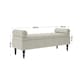 image 5 of Living and Home Storage Ottoman Bench with Armrests
