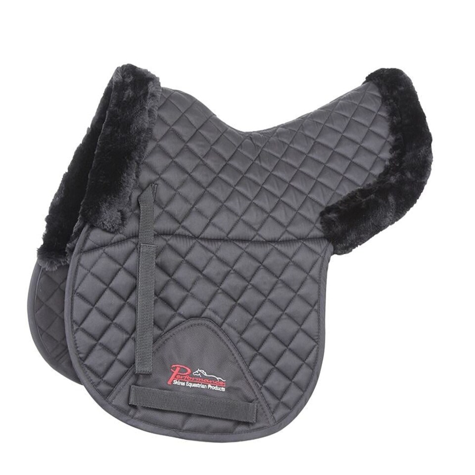 image 1 of Shires Performance Supafleece Numnah Black | Size: 14
Colour: Black