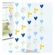 Amscan On Your Christening Day Blue Hanging String Decorations - Blue - One Size