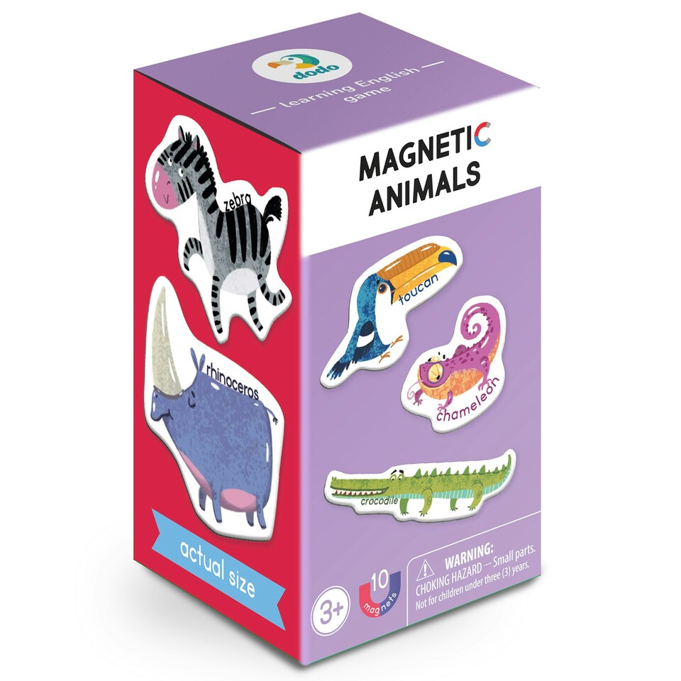 image 1 of Dodo Magnetic Animals 10 Pieces
