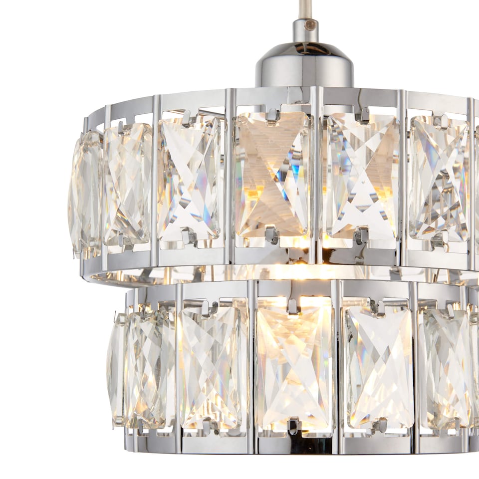 image 1 of Darla Clear Ceiling Pendant Shade
